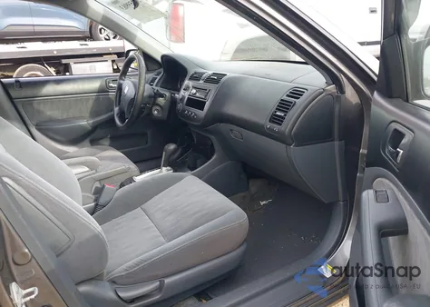 2004 Honda Civic Lx из США, поврежденный, VIN 2HGES166X4H579891